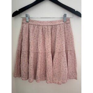 NWT AE Pink Floral Skirt  XS